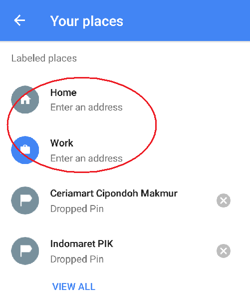 cara memasukkan alamat ke google map